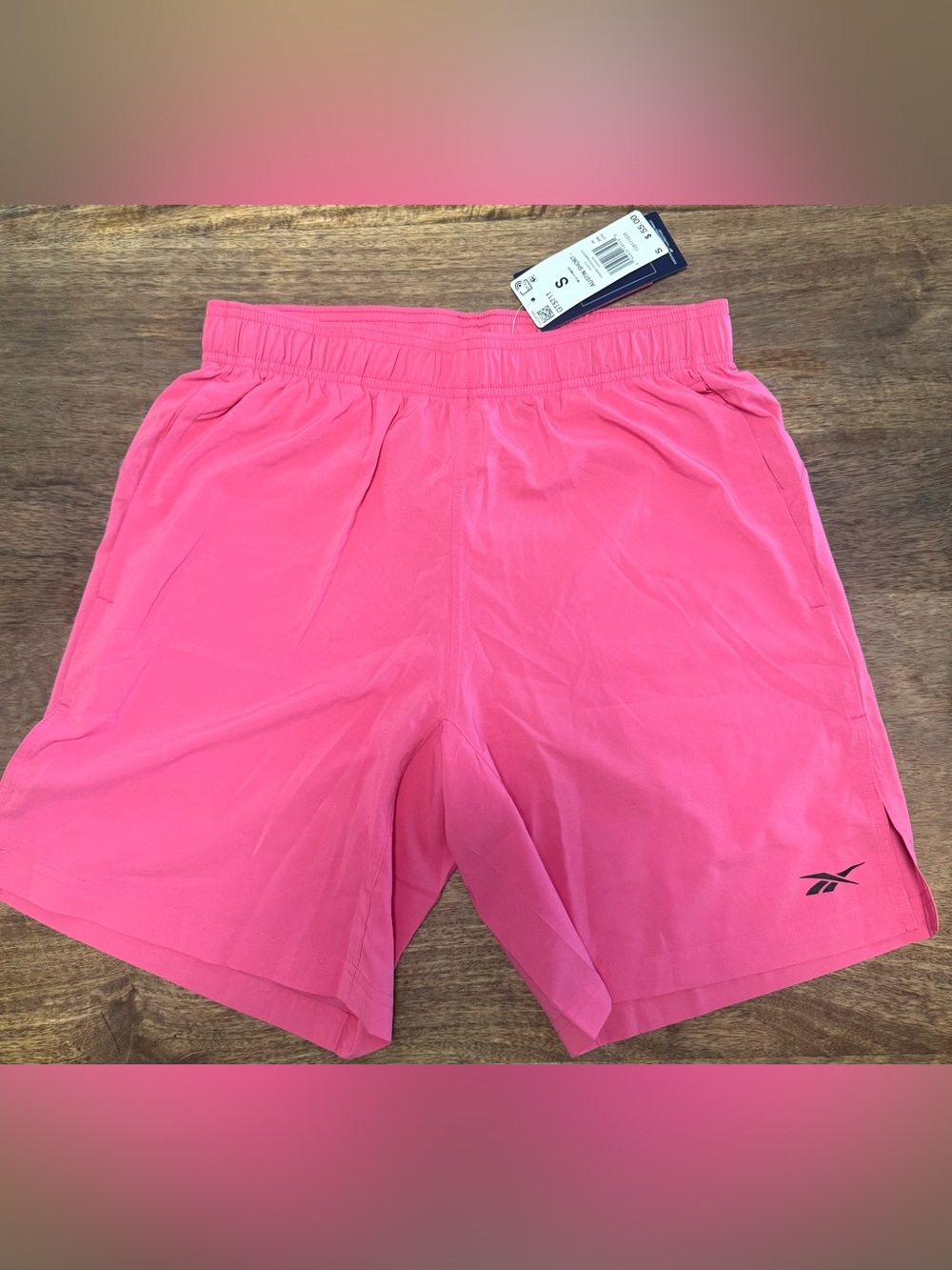 NWT Reebok Austin Short Pursuit Pink Men’s Small